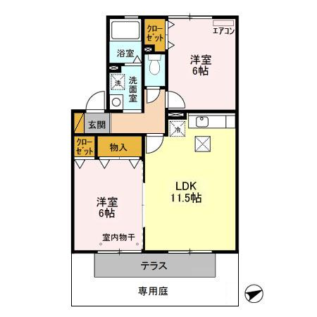 エルクレールの間取り