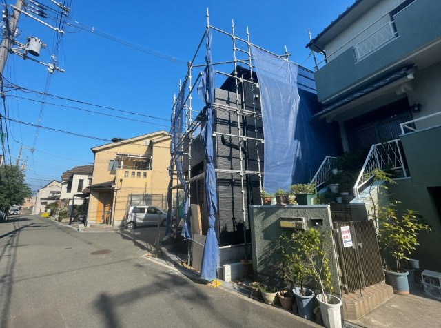 高槻市大塚町　第1期　新築一戸建ての外観|現在建築中！落ち着いた街並みで新生活を始めることが出来そう！周辺の物件も併せてご紹介させて頂きます！