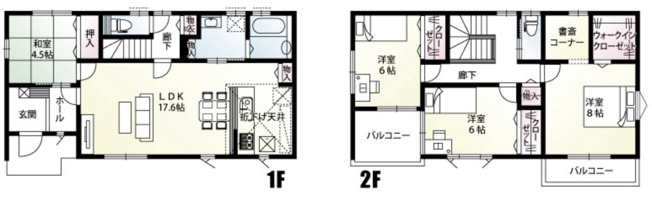 【間取り】 | 北本市本町４丁目　新築戸建　全8棟　3号棟