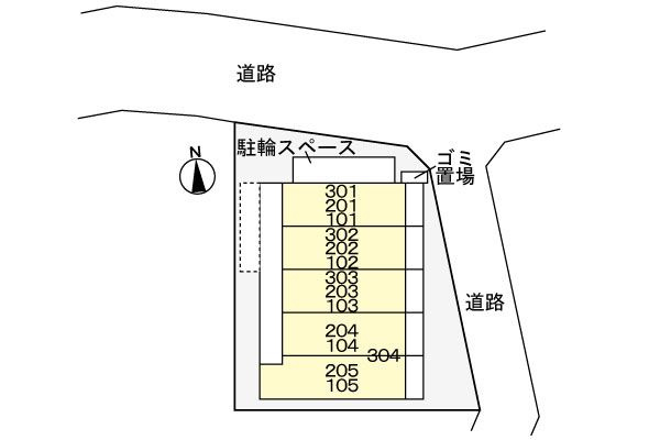 Ｂｅｌｌｅ　Ｆｌｅｕｒの駐車場