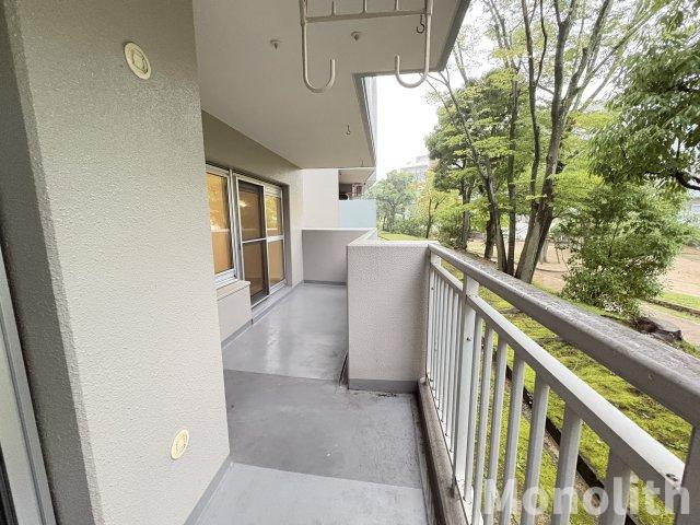 泉北城山台２丁12号棟のバルコニー