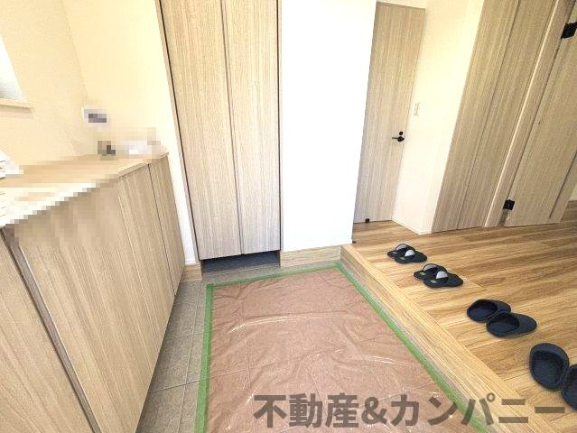 CS南斎院分譲住宅の玄関|玄関です
