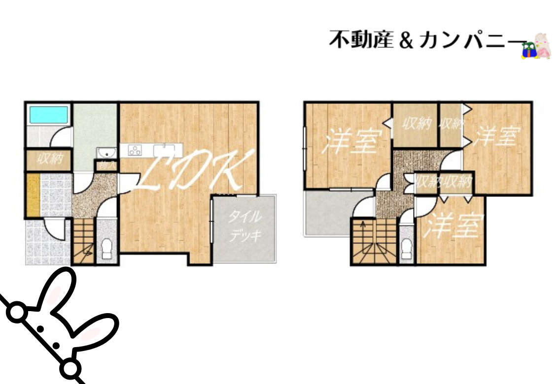 CS南斎院分譲住宅の間取り