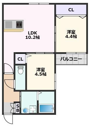 【間取り】 | 千里山東4丁目PJ