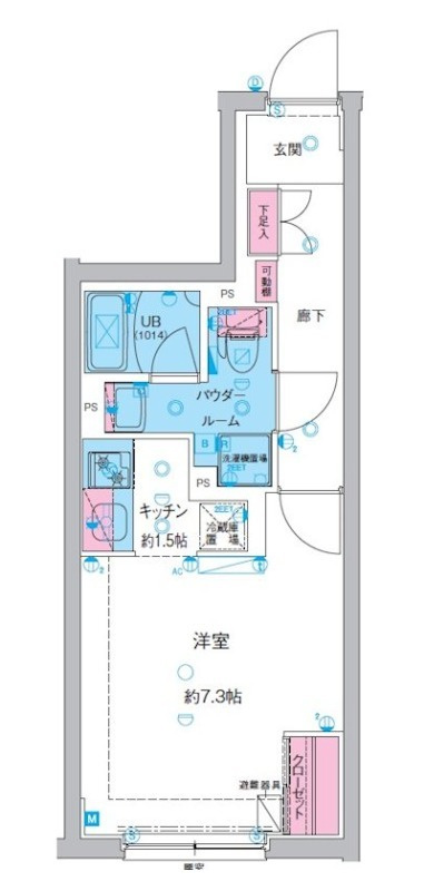 ジェノヴィア池袋の間取り