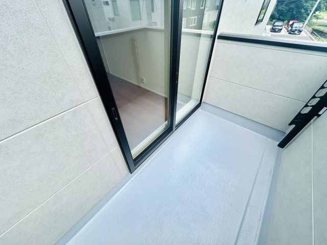 千葉市緑区高田町のバルコニー