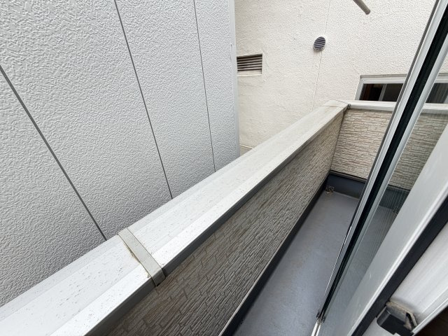 ベルメゾン　A棟のバルコニー