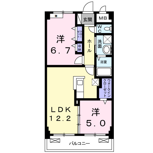 ヒルズ赤羽の間取り