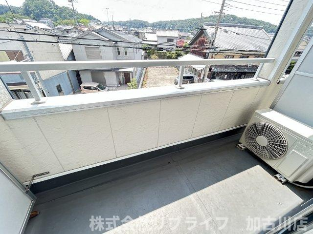 flat福井　A棟のバルコニー