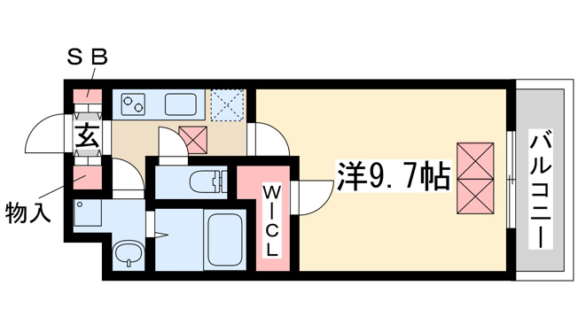 【間取り】 | スプランディッド新大阪DUE
