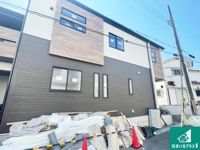 ■枚方市養父東町　新築一戸建ての外観|現在の進捗状況です！順調に作業進行中、完成が待ち遠しいです！詳細の間取り等、お気軽にお問い合わせください！