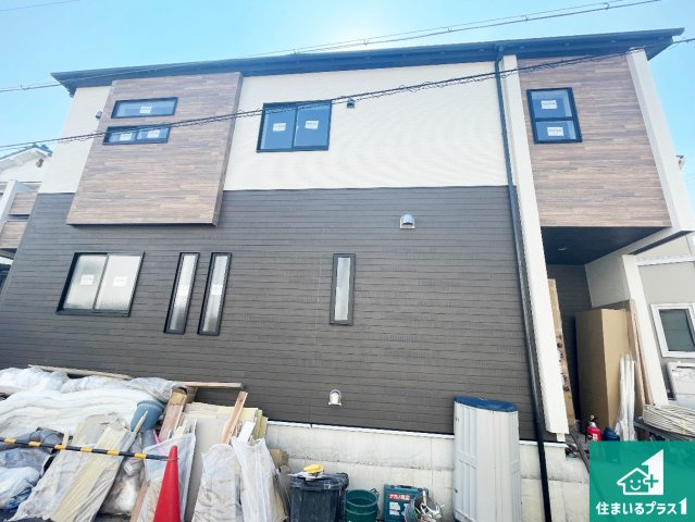 ■枚方市養父東町　新築一戸建ての外観|現在の進捗状況です！順調に作業進行中、完成が待ち遠しいです！詳細の間取り等、お気軽にお問い合わせください！