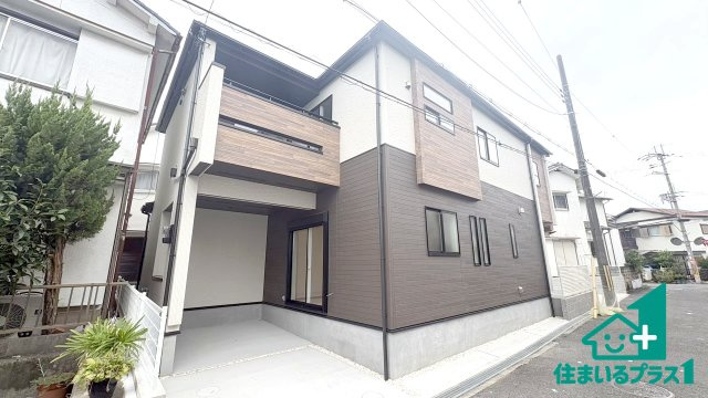 ■枚方市養父東町　新築一戸建ての外観|お客様に長く安心して住んでいだだける事にこだわった家づくり！住んでからのアフターサービスにもしっかりと取り組んでいます！
