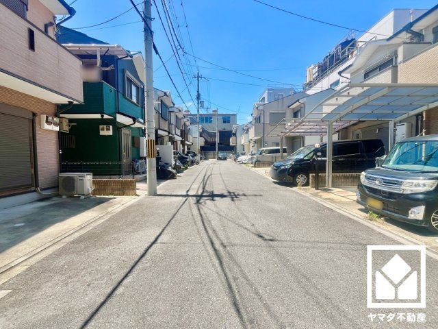 南区吉祥院新田弐ノ段町の前面道路含む現地写真