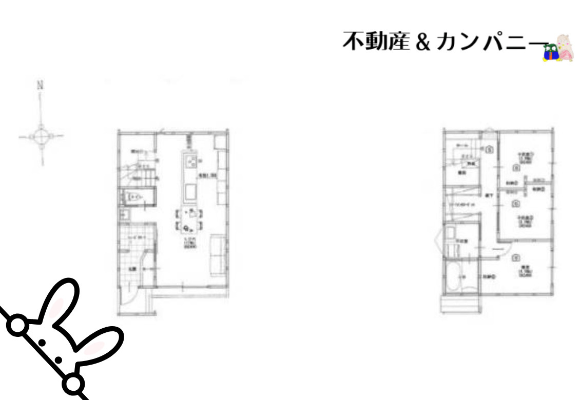 南吉田町の中古戸建の間取り