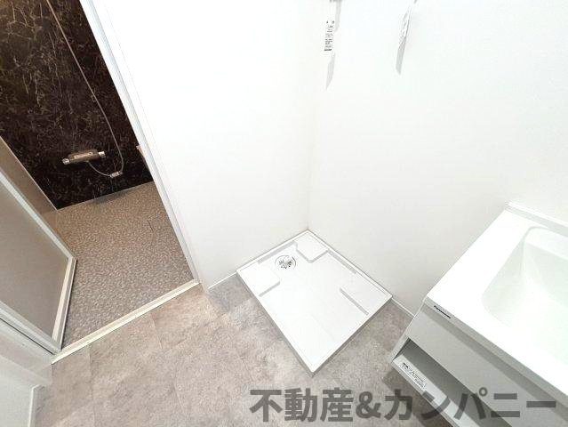 南吉田町の中古戸建のランドリースペース|洗濯パンです