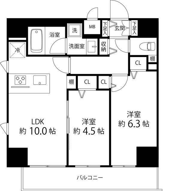 ＳＡＩＯＮ町屋の間取り