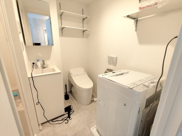 葛飾区東新小岩５丁目の賃貸マンションの洗面所