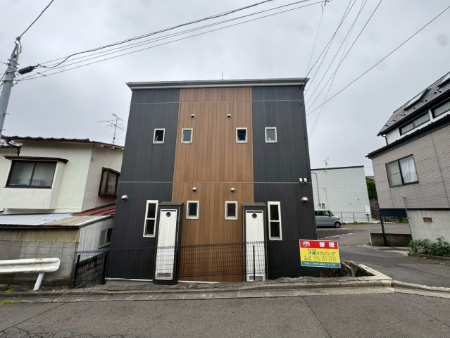 宮城県仙台市　一棟アパートの外観