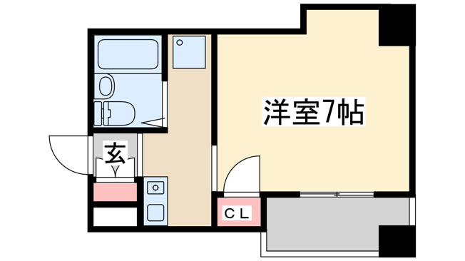 【間取り】 | 十三ホワイティ