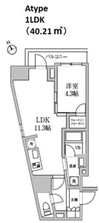 【間取り】 | レジディア日本橋馬喰町Ⅱ