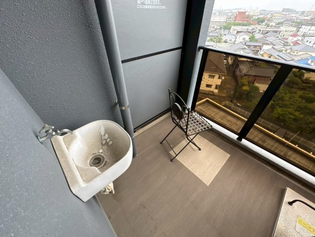 中古　ルグラン羽犬塚駅前のバルコニー