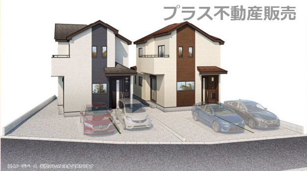 【外観】 | 福岡市西区拾六町3丁目　B号棟（全2棟）【仲介手数料無料・0円】 | 建築中の物件は、お近くのモデルハウスも一緒にご覧頂けます。