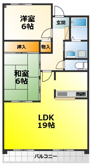 ブエナビスタ和泉中央の間取り