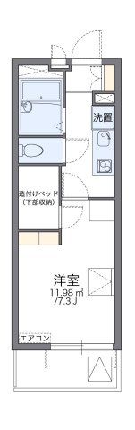 【間取り】 | レオパレス向陵西