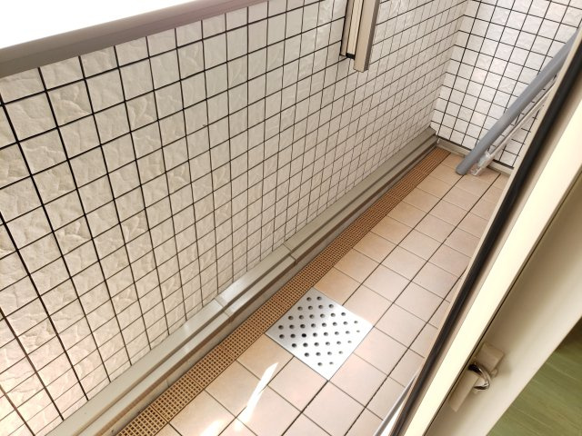 LOVE CATのバルコニー