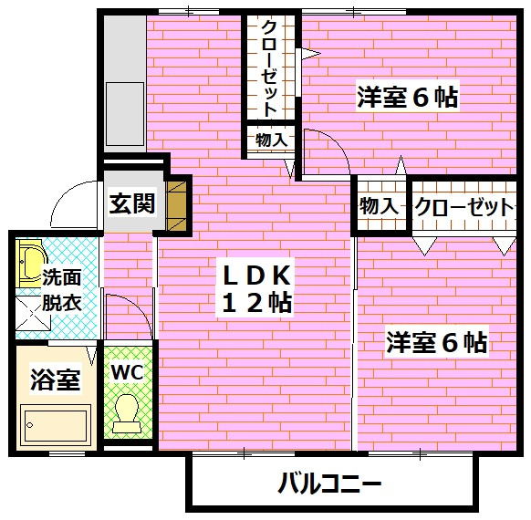 アドラブールの間取り