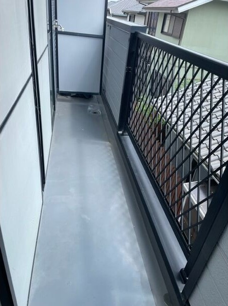 エスタ植田のバルコニー