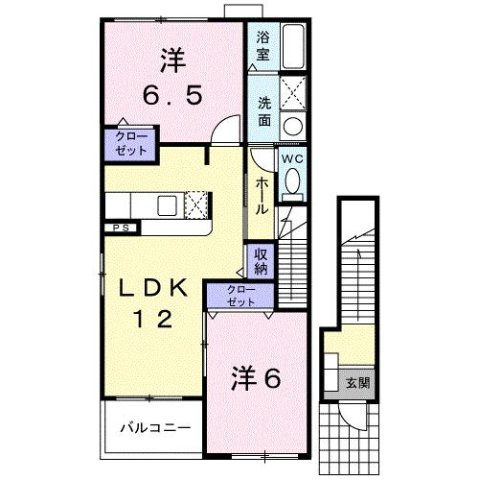 【間取り】 | グラースアンジュⅡ