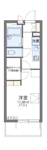 【間取り】 | レオパレス向陵西