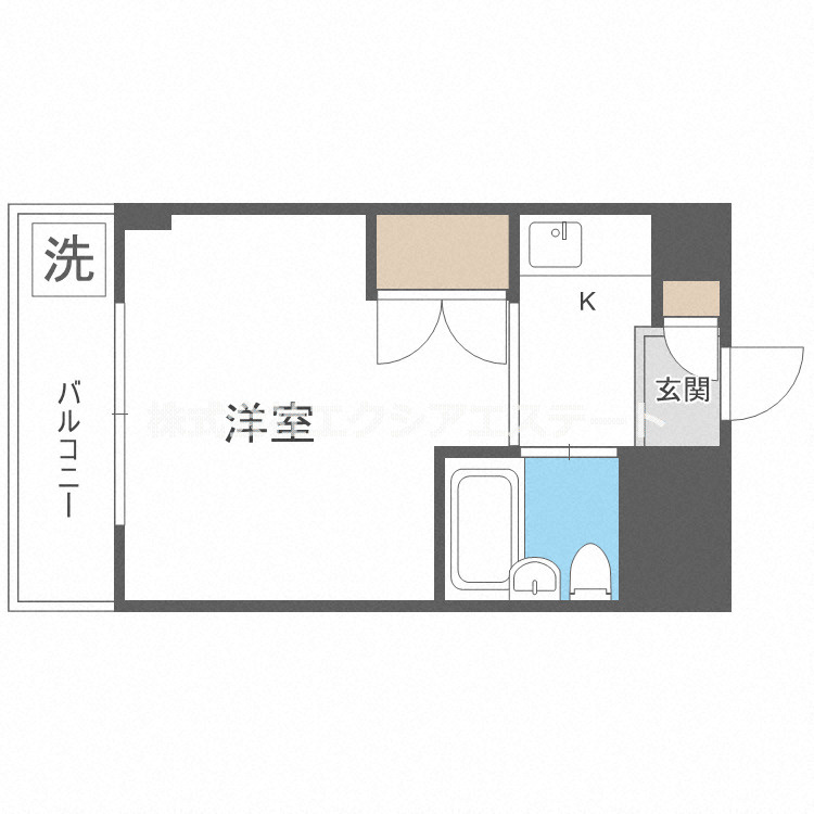 ネオコート天王寺の間取り