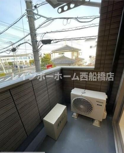 AJ南流山Secondのバルコニー
