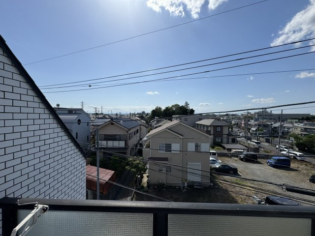 スカイラークコーポの展望|西側バルコニーからの眺望