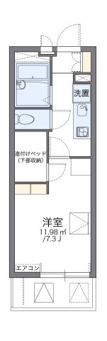 【間取り】 | レオパレス向陵西