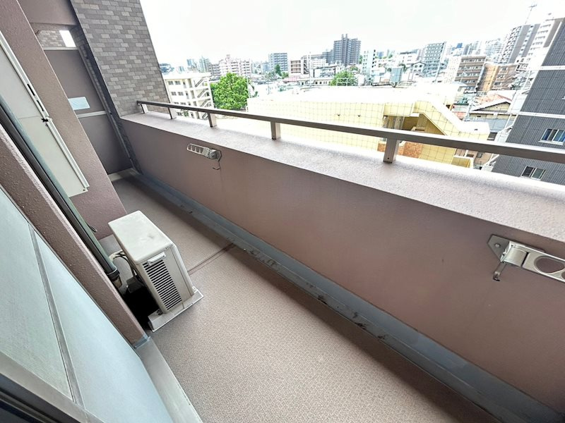 熊本市中央区黒髪２丁目の賃貸マンションのバルコニー