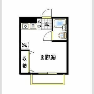 横浜市鶴見区馬場５丁目のアパートの間取り
