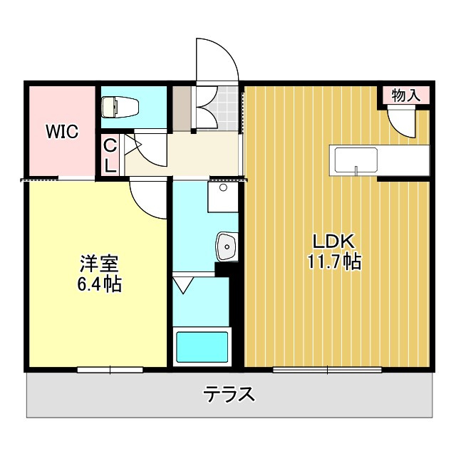 リバーパークタウンＢの間取り