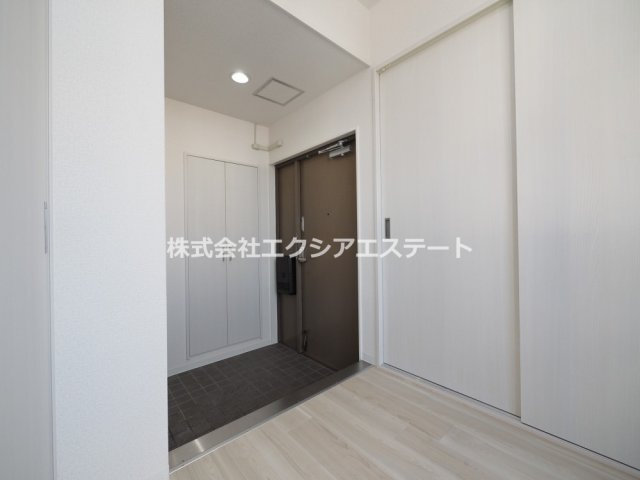 生玉パークハイツの玄関