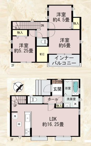 【間取り】 | 大野城市緑ヶ丘3丁目　A号棟（全1棟）【仲介手数料無料・0円】 | 平日、土日祝日もお好きな日時にご見学可能です。お気軽にお問合せ下さい。