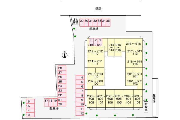 菊水レジデンス綱島Ⅰの駐車場