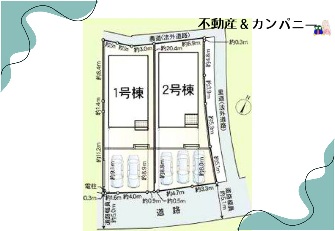 クレイドルガーデン吉藤第3－1号棟　松山市吉藤2丁目新築戸建の区画図