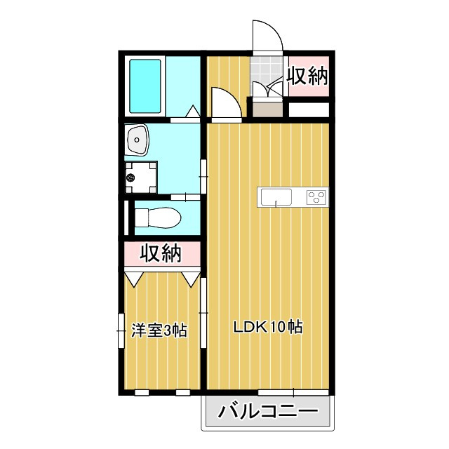 ラフィーネの間取り