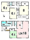 リーブルガーデン斑鳩町龍田西4丁目5期 全2棟 1号棟の画像