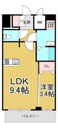 プレリス尼崎レーネヴィアの間取り