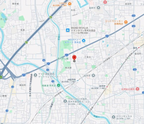 グランデージ雅の地図