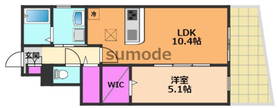 グランデージ雅の間取り